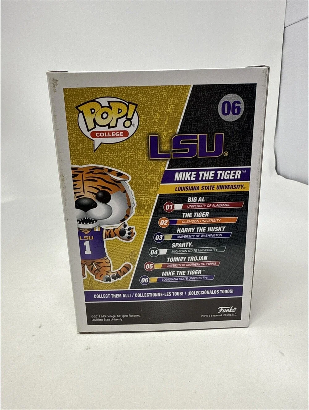 Funko POP! College - Mike the Tiger #06 LSU Mascot NCAA Vinyl Figure